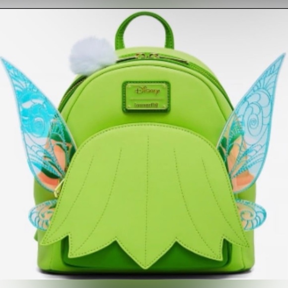 Loungefly Handbags - Loungefly Disney Peter Pan Tinker Bell Figural Mini Backpack